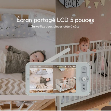 Babyphone caméra connecté ou sans ondes Alnanny Premium