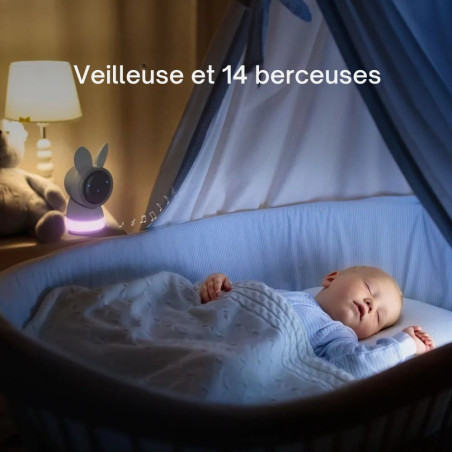 Babyphone caméra connecté ou sans ondes Alnanny Premium