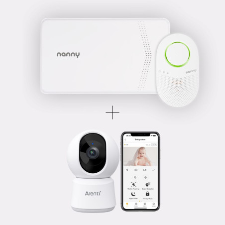 Pack Nanny BM-03 Premium & vigilabebés Wi-Fi Serenity