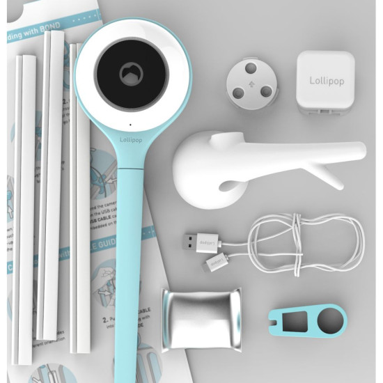 Lollipop camera, babyphone video wifi - Bleu