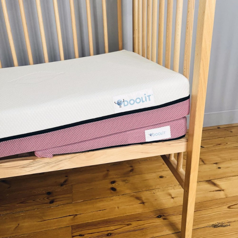 Matelas 60X120 TINY sourire Rose