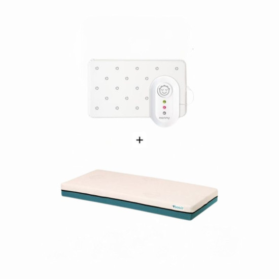 Pack moniteur nanny BM-02 et matelas Tiny et plan incliné