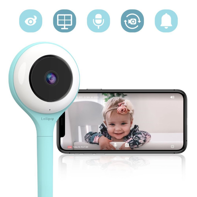 Lollipop camera design connectée à une application Smartphone